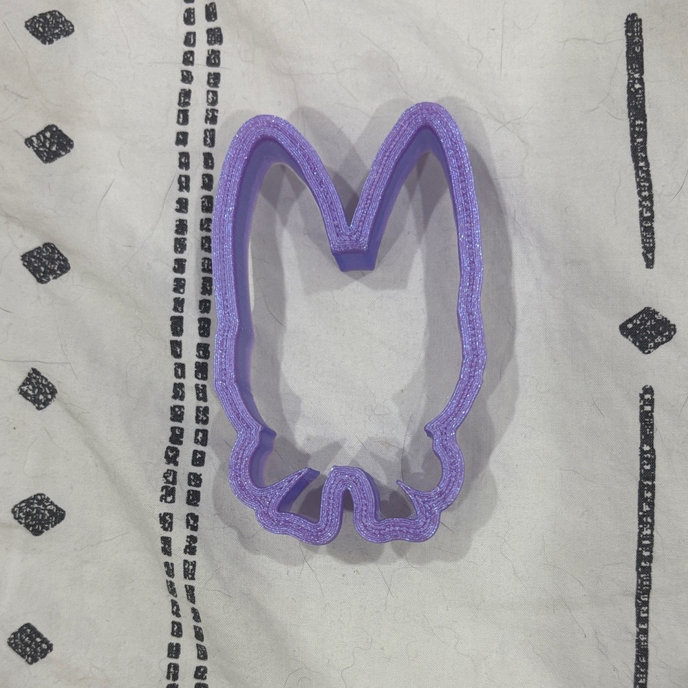 Purple studio Ghibli jinx with a bow Cookie Cutter 3in